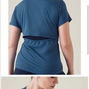 Athleta Air Out Cinch waist shirts